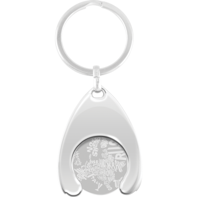 Laser Engraved Euro Trolley Coin (Wishbone)