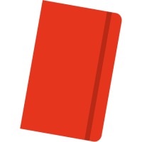 Coloured Banbury A6 Notebook in Red